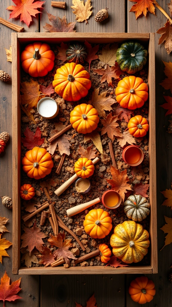 Fall-Themed Sensory Bin