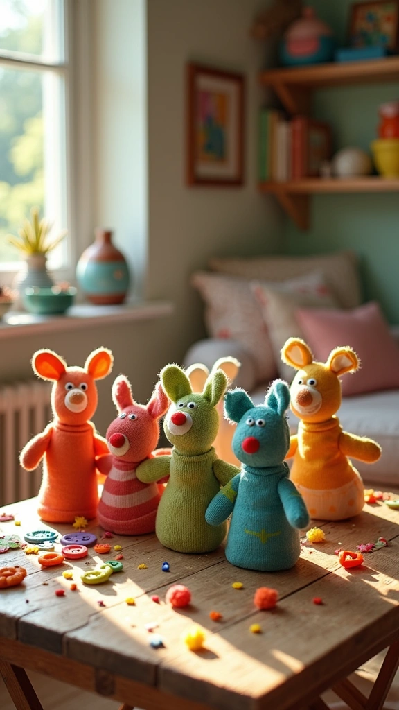 Cozy Critter Puppets