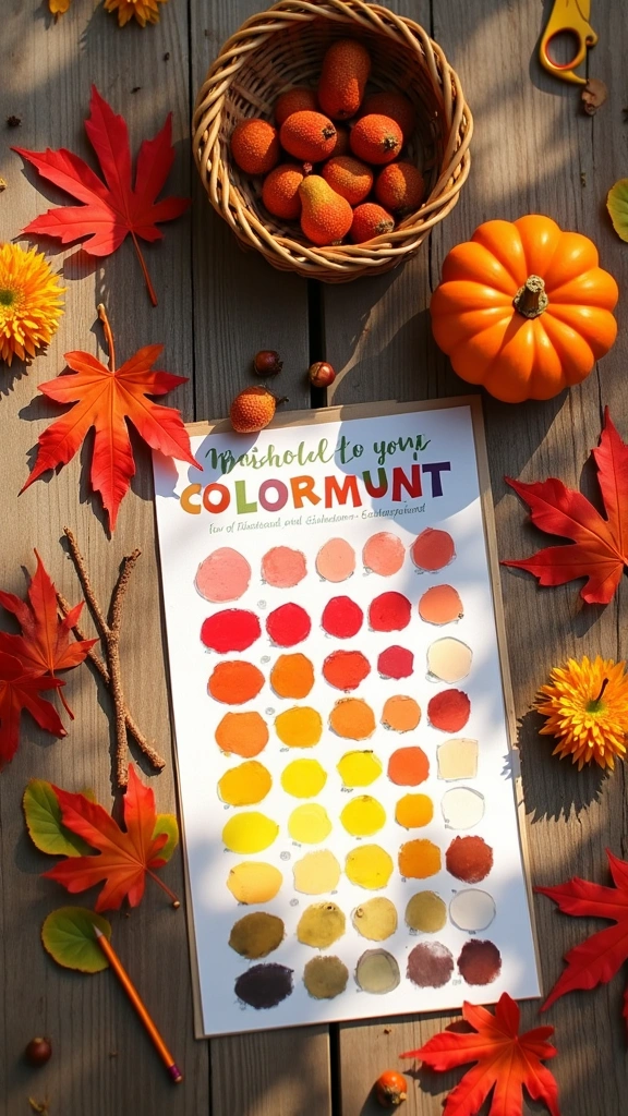 Fall-Themed Color Hunt