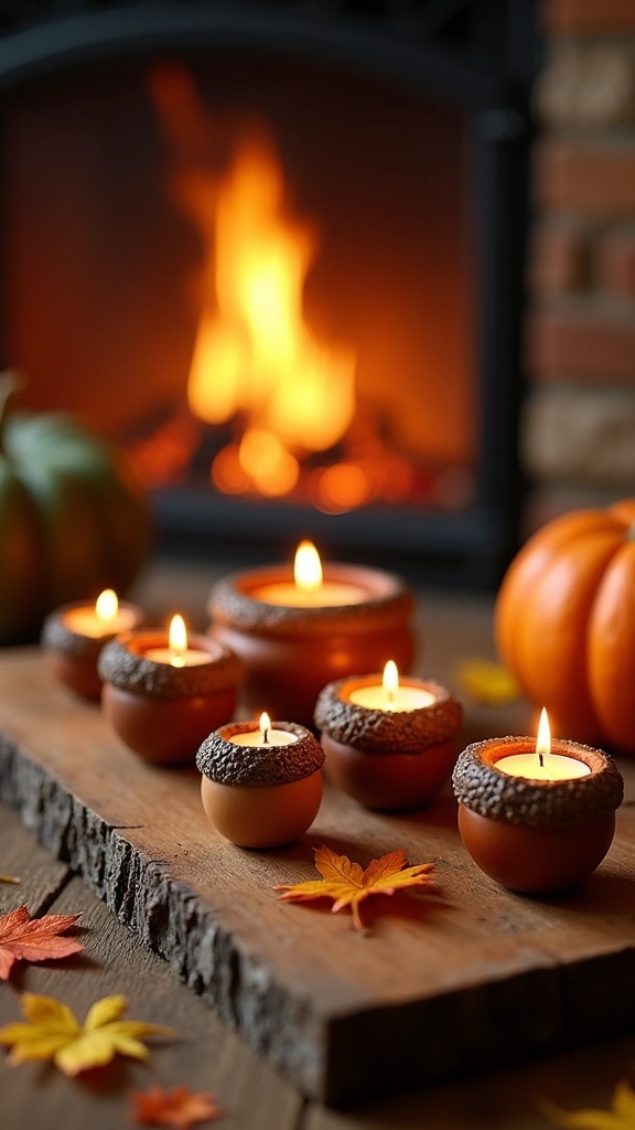 Acorn Candle Holders
