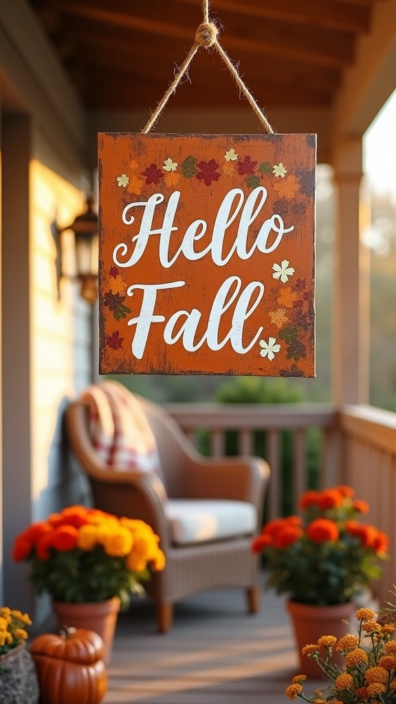 DIY Fall Signage