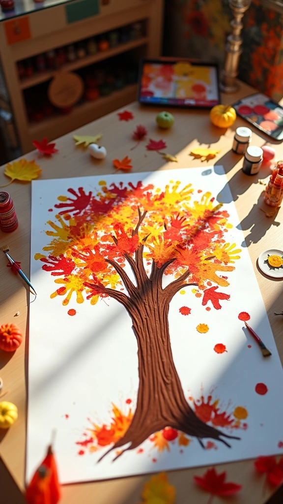 Autumn Tree Art