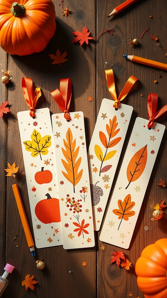 Fall Themed Bookmarks