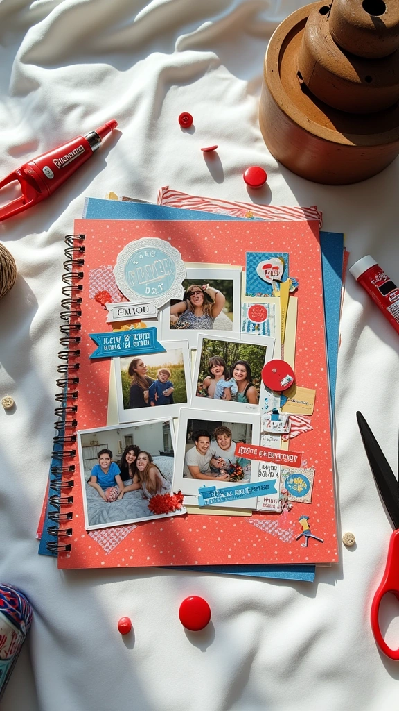 Labor Day Scrapbook Page