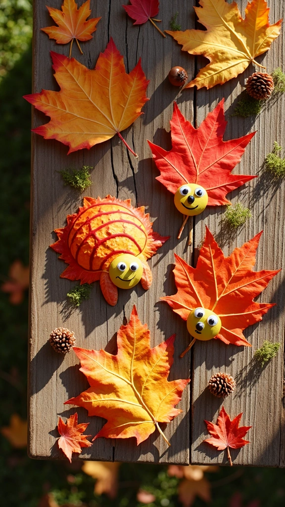Painted Leaf Animals