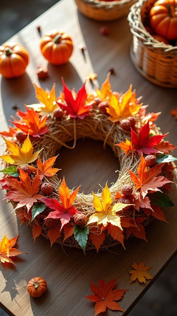 Leaf Wreaths