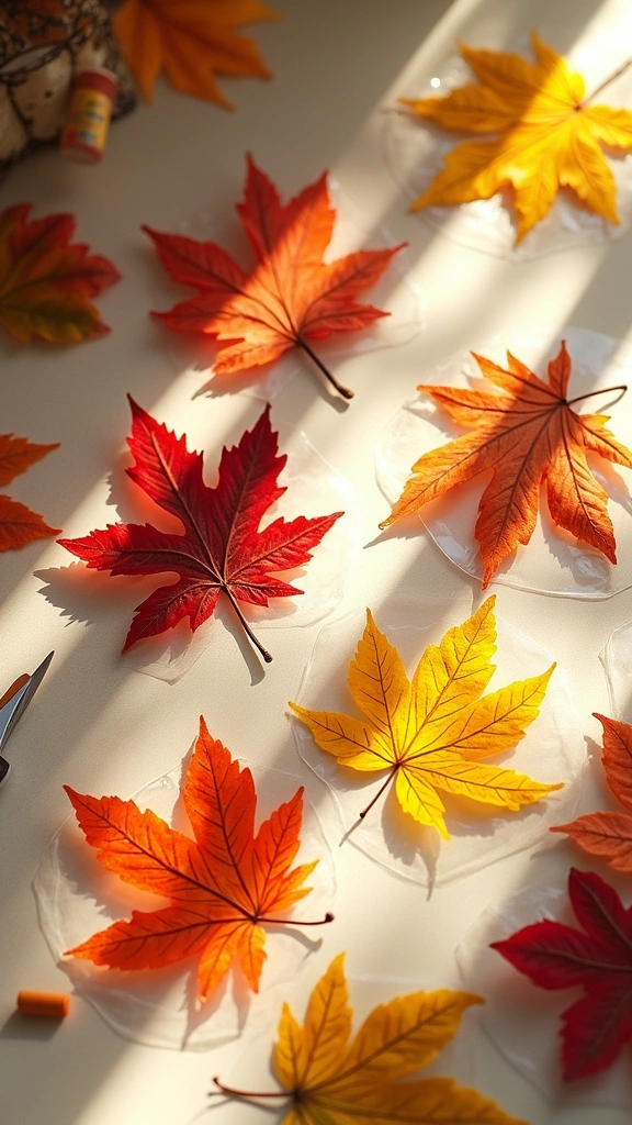 Leaf Suncatchers