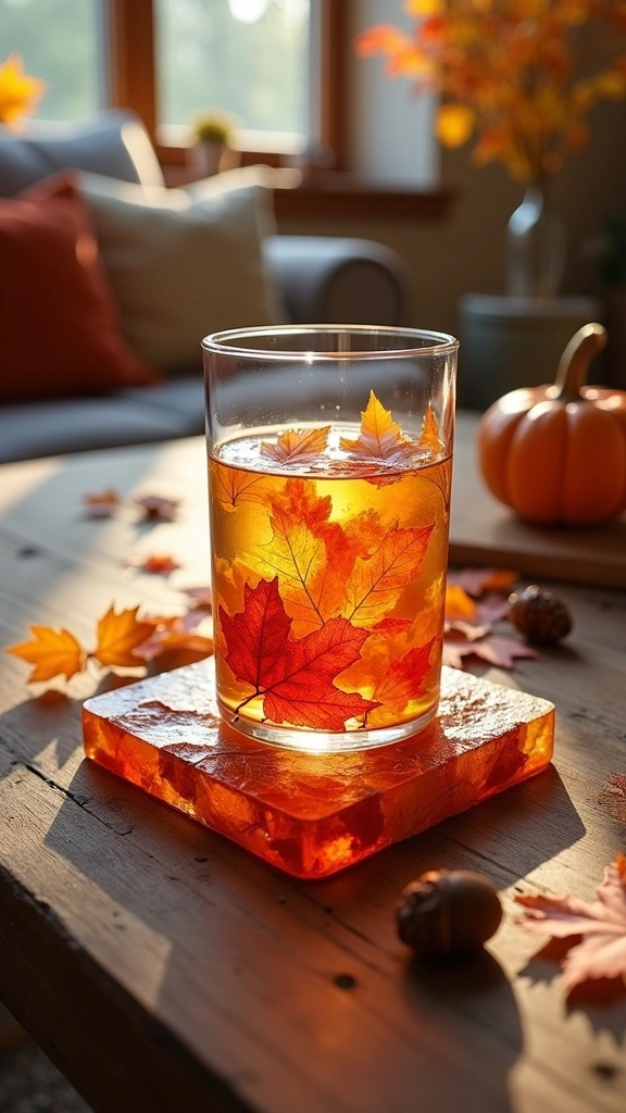 Autumn Leaf Coasters