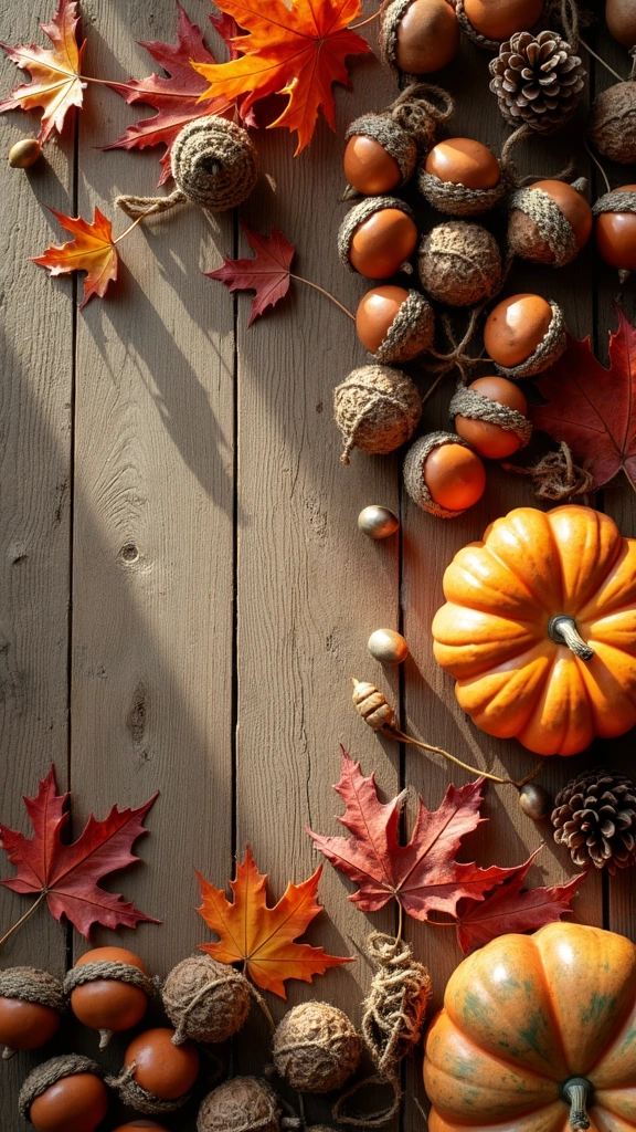 DIY Acorn Garland