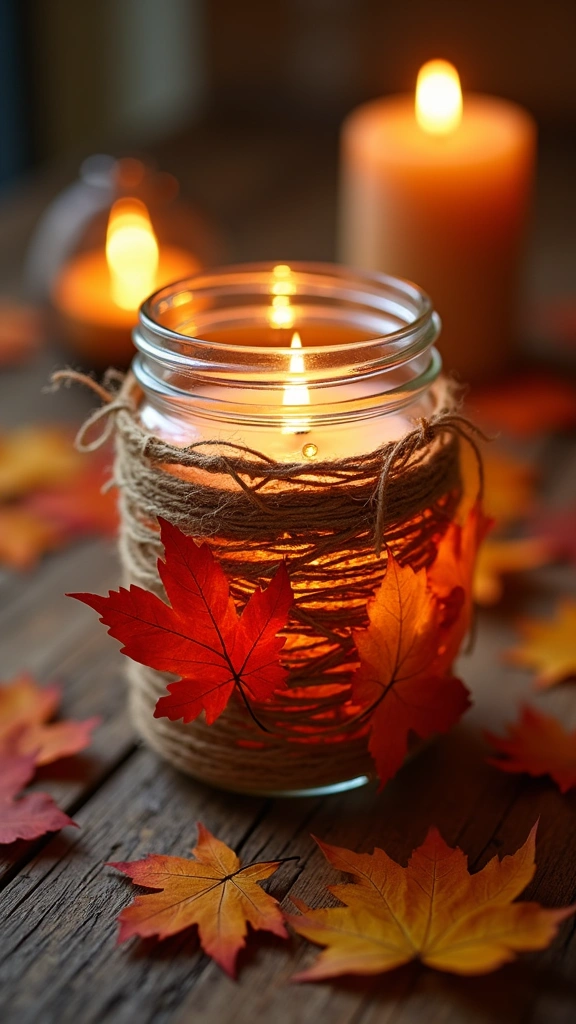 Candle Holders from Jars