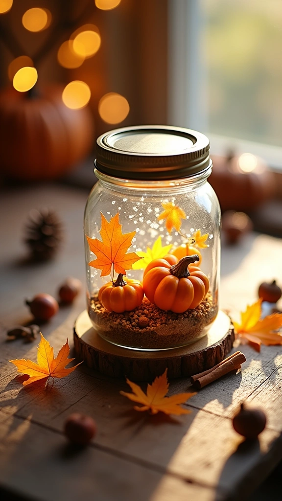 Mason Jar Snow Globes