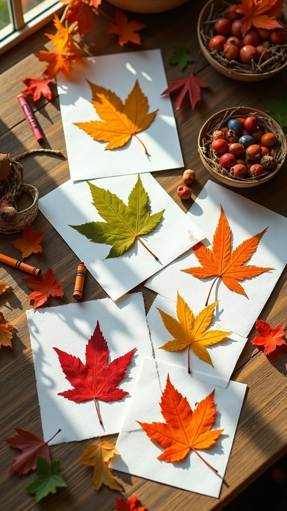 Leaf Rubbings