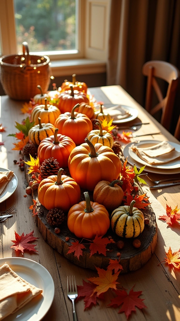 Harvest-Themed Table Centerpieces