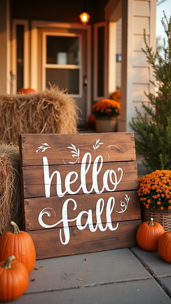 Pallet Wood Autumn Sign