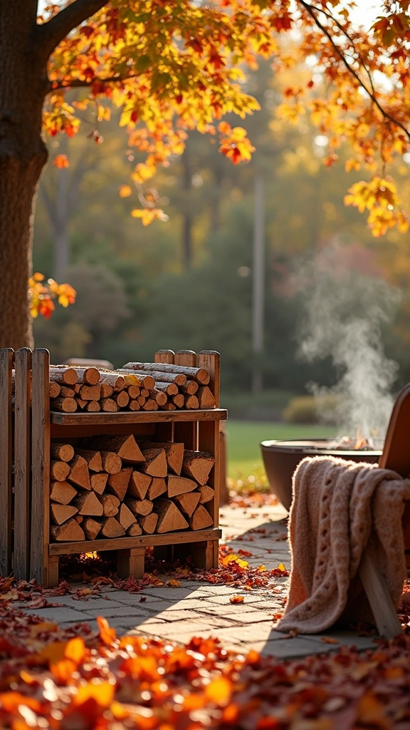 Pallet Firewood Holder