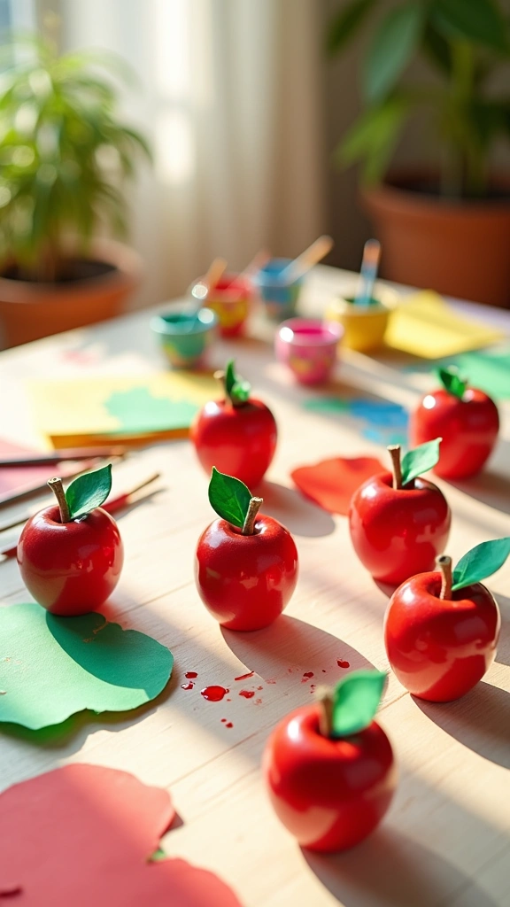 Egg Carton Apples