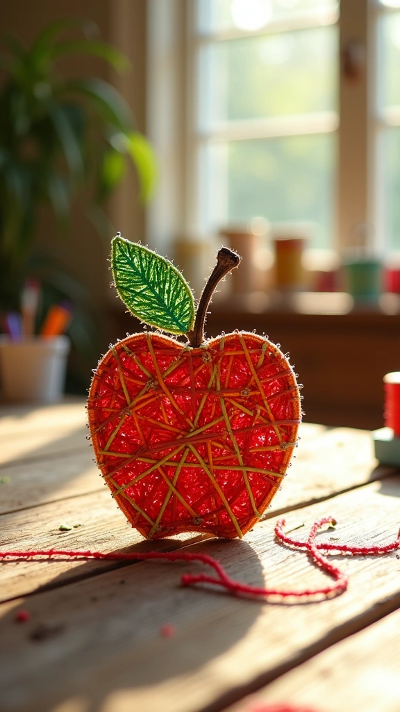 DIY Apple String Art