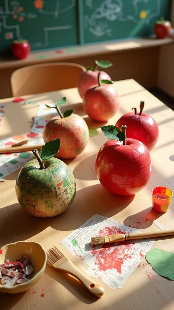 Apple Paper Mache