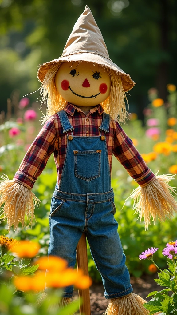 Classic Straw Scarecrow