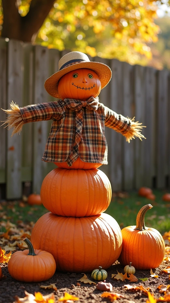 Pumpkin Scarecrow