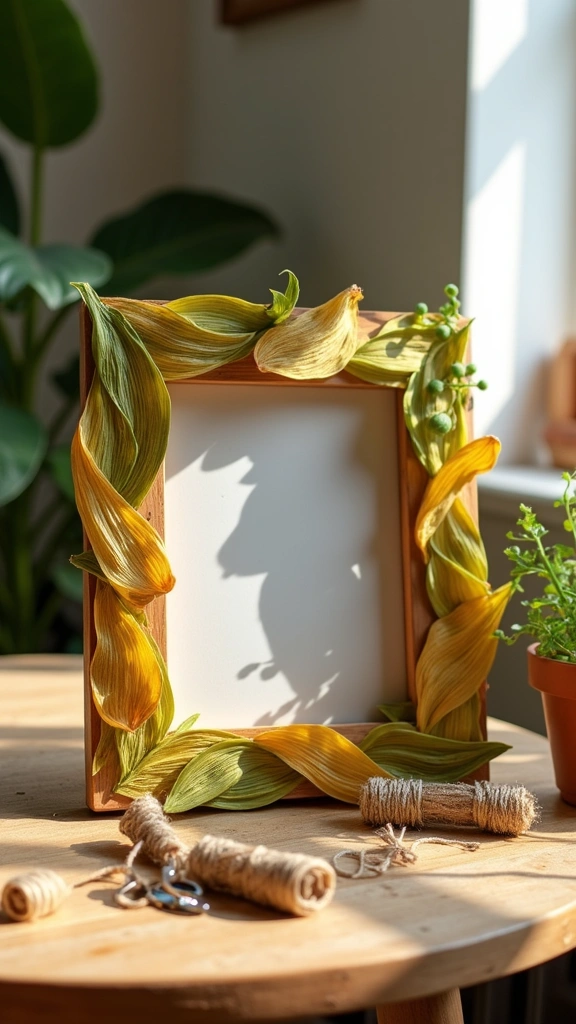 Corn Leaf Picture Frames