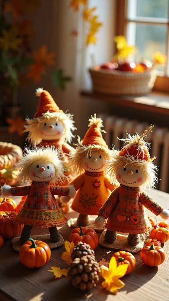 Mini Scarecrow Decorations