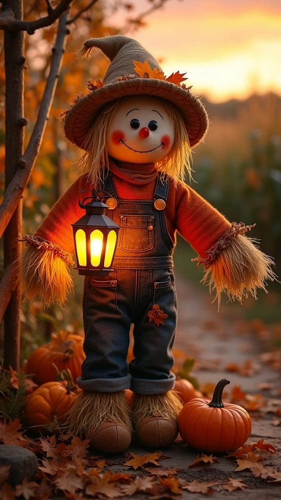 Scarecrow with a Lantern