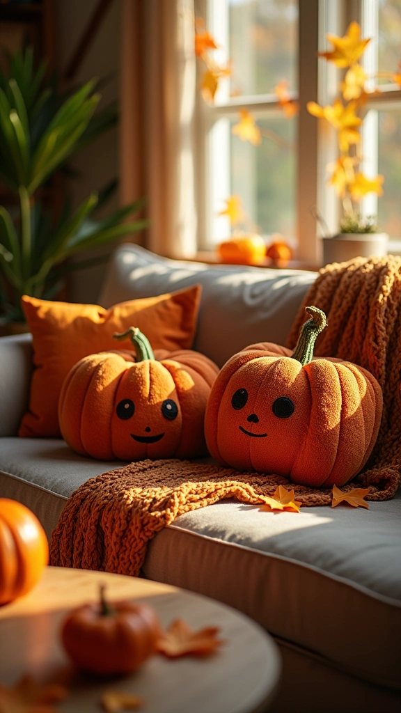 Pumpkin Pillow Covers