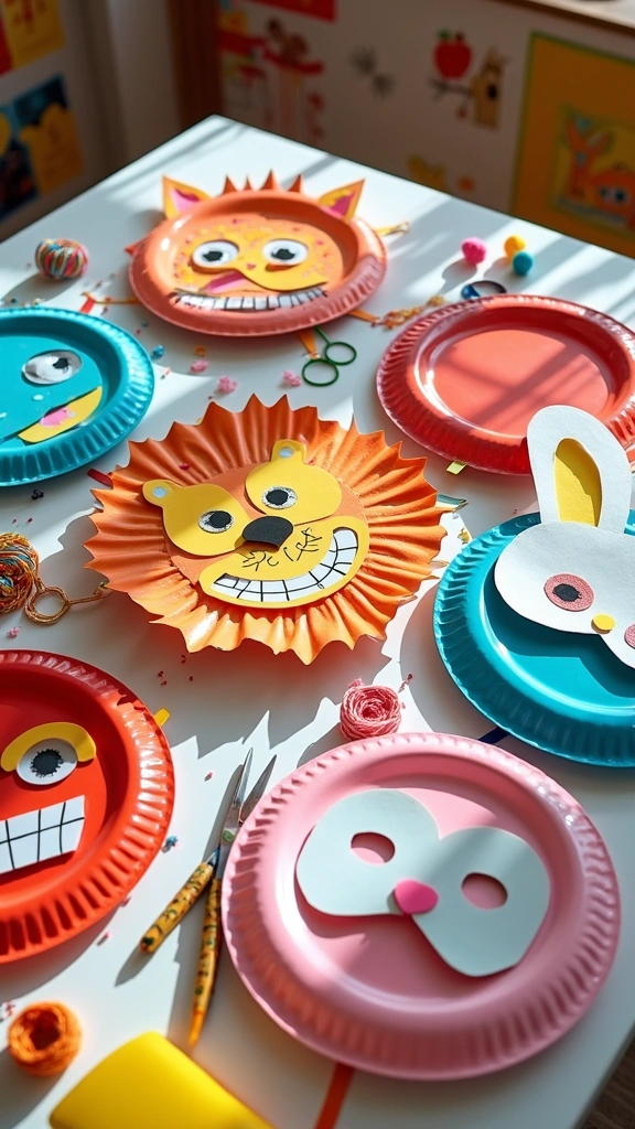 Paper Plate Masks