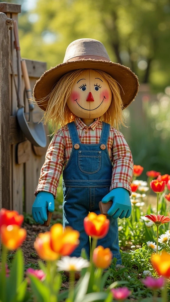 The Gardening Guru Scarecrow