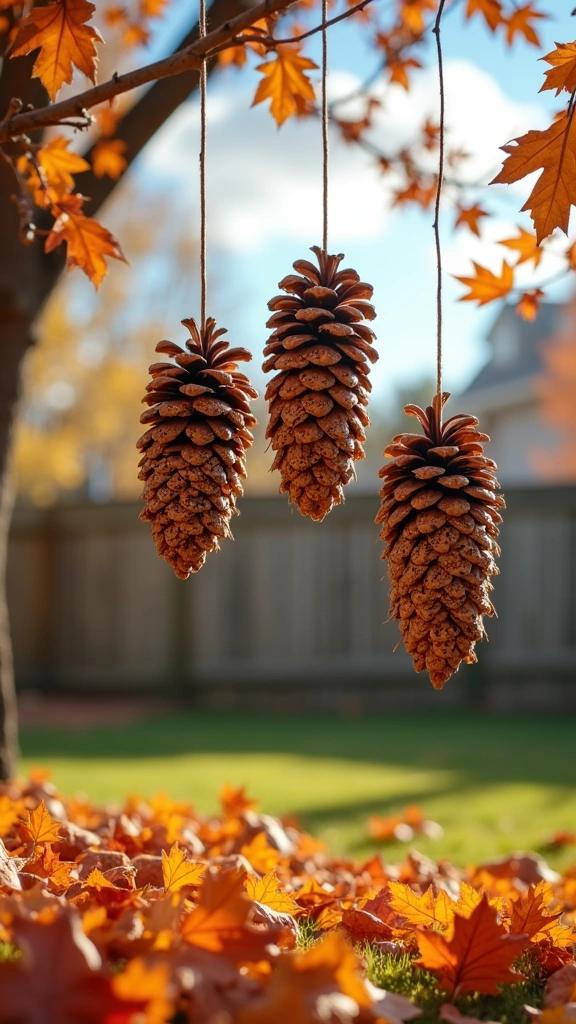 Pinecone Bird Feeders