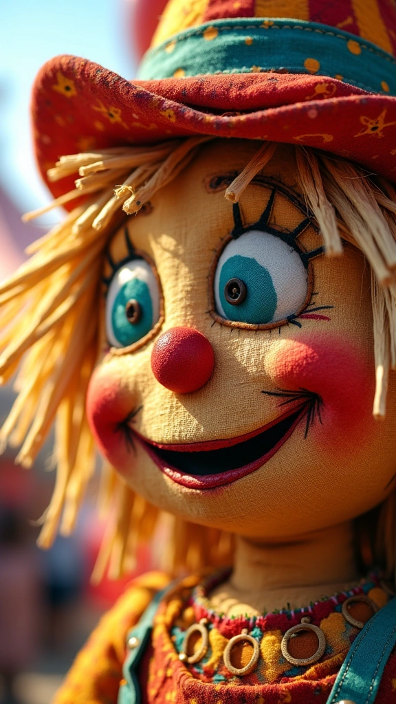 The Colorful Carnival Face