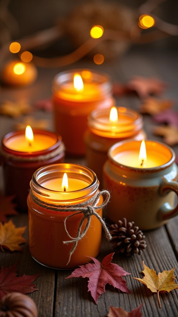 Pumpkin Spice Candles
