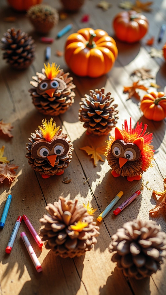 Pinecone Creatures