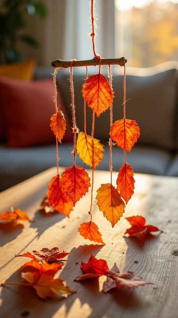 Fall Leaf Mobile