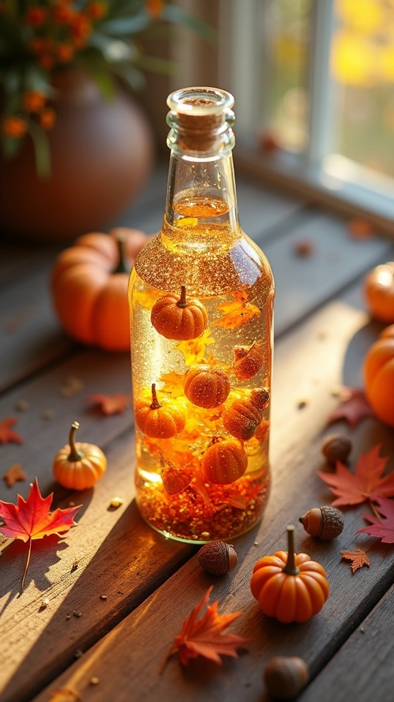 Harvest-Themed Sensory Bottles