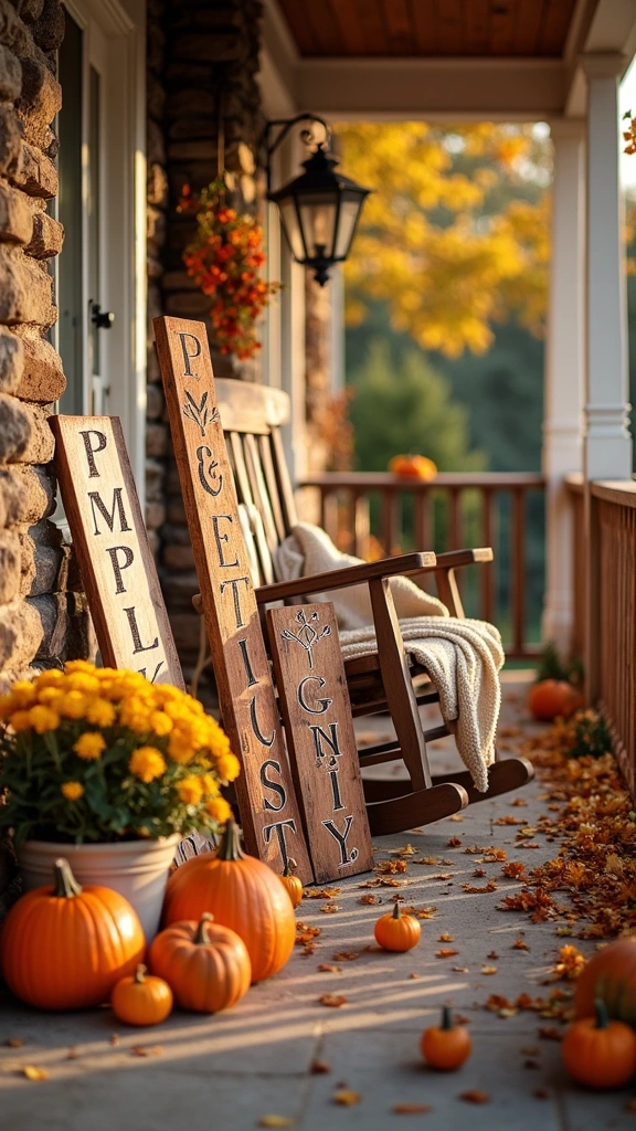 Fall Themed Signage