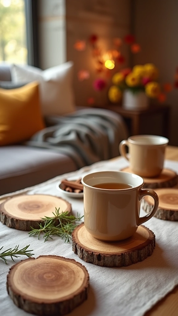 Wood Slice Coasters