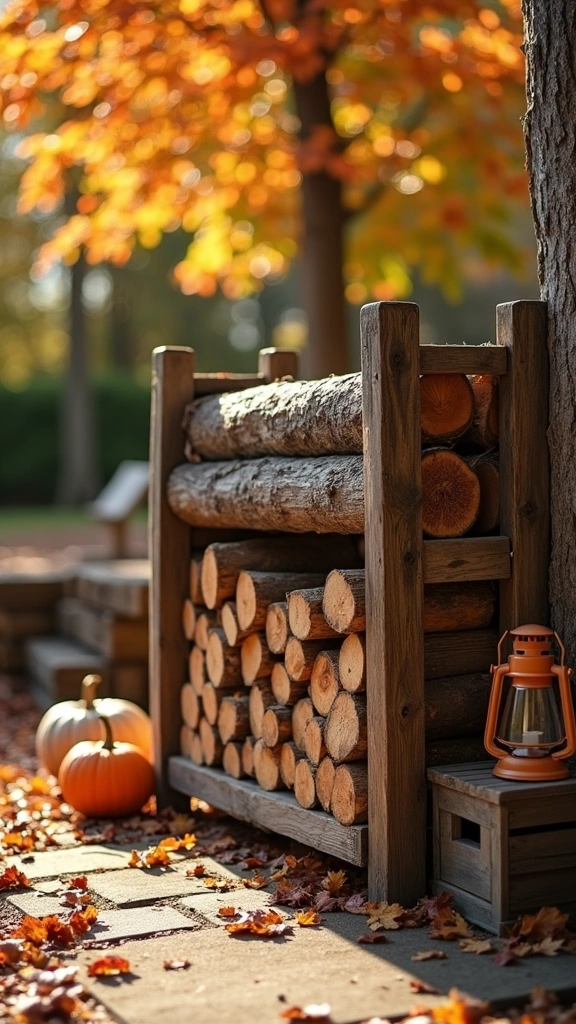 DIY Firewood Rack