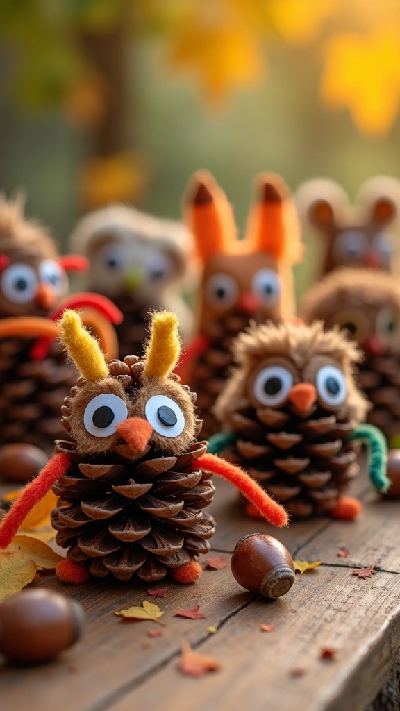 Pinecone Creatures