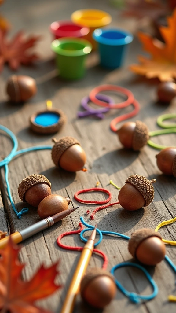 DIY Acorn Jewelry