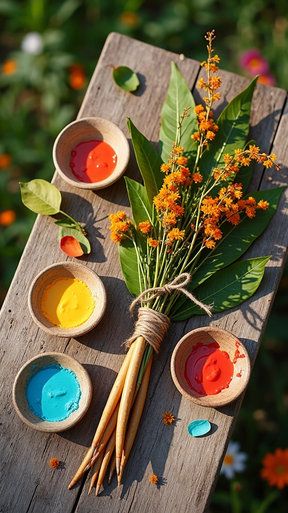 Nature Paintbrushes