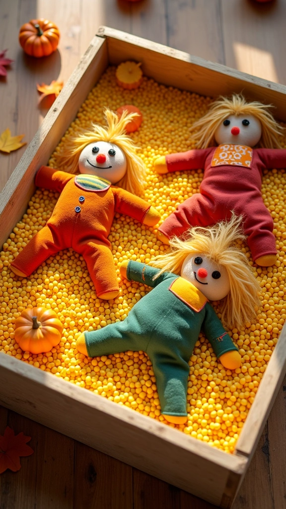 Sensory Scarecrow Bin