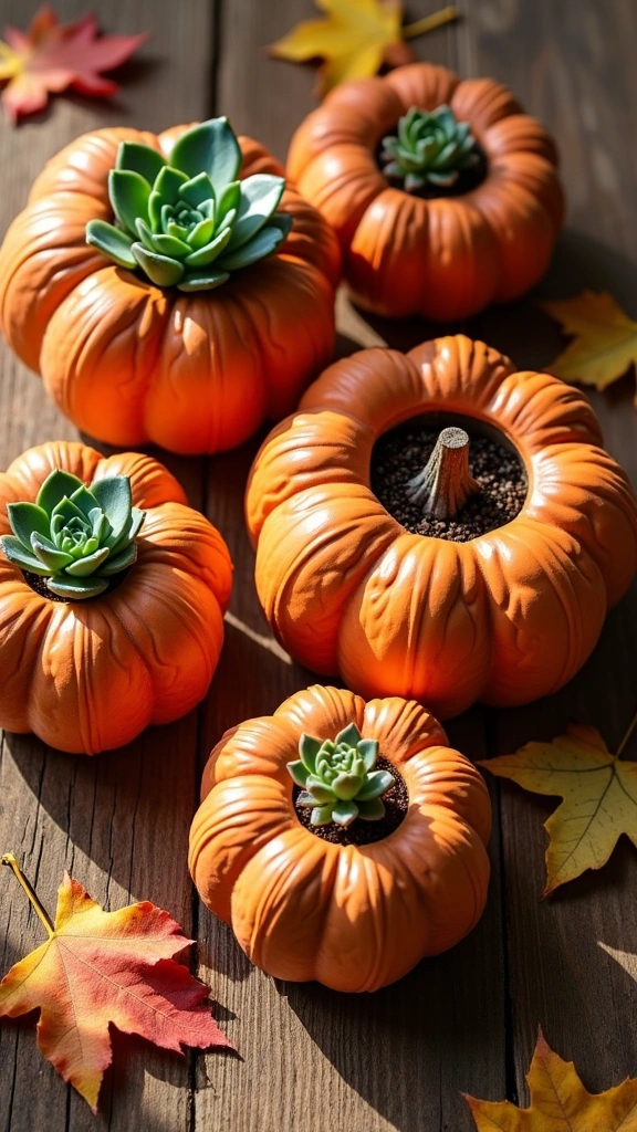 Pumpkin Planters