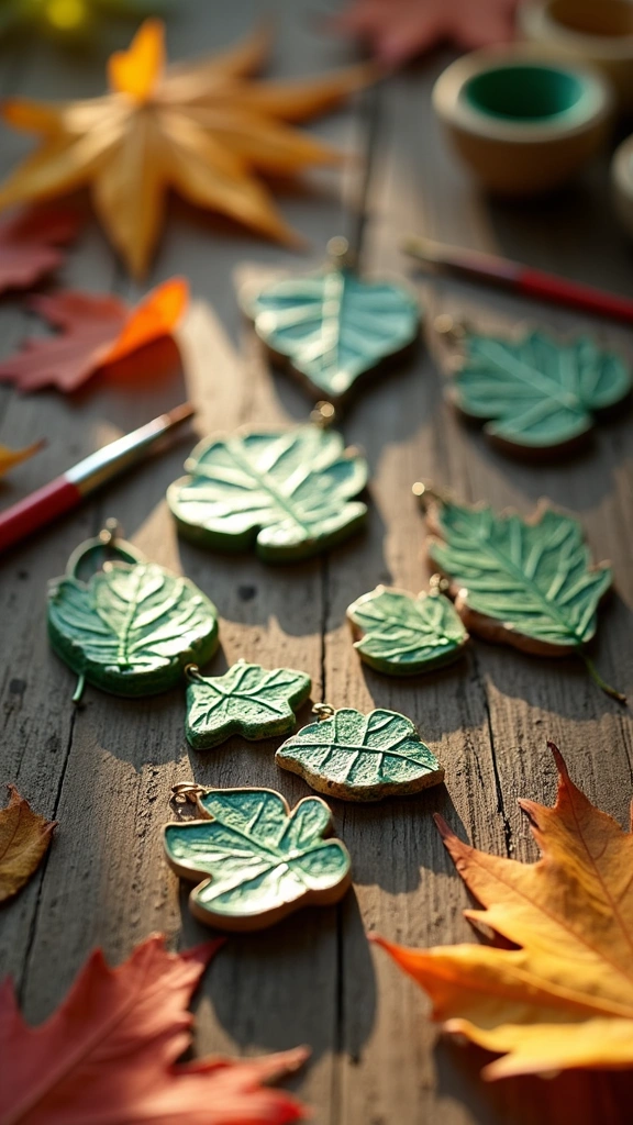 Leaf Imprint Jewelry
