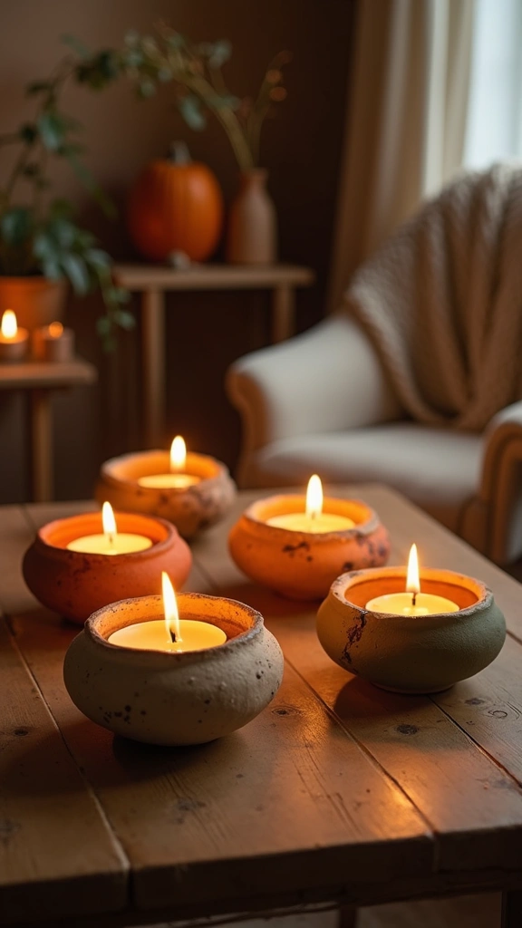 Rustic Candle Holders