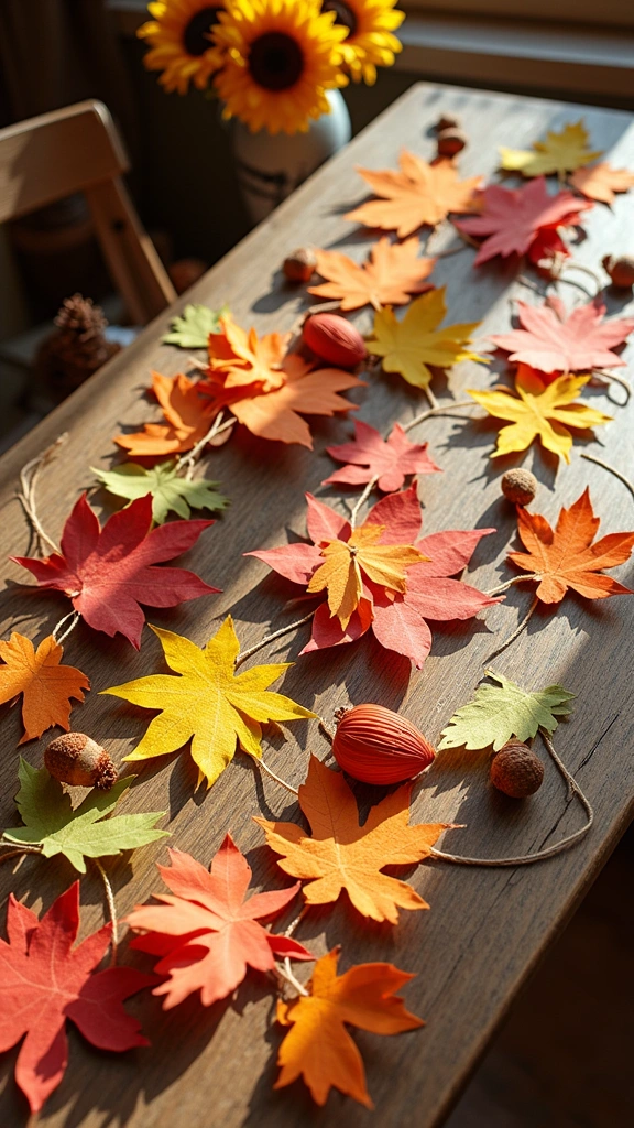 Fall-Themed Garland