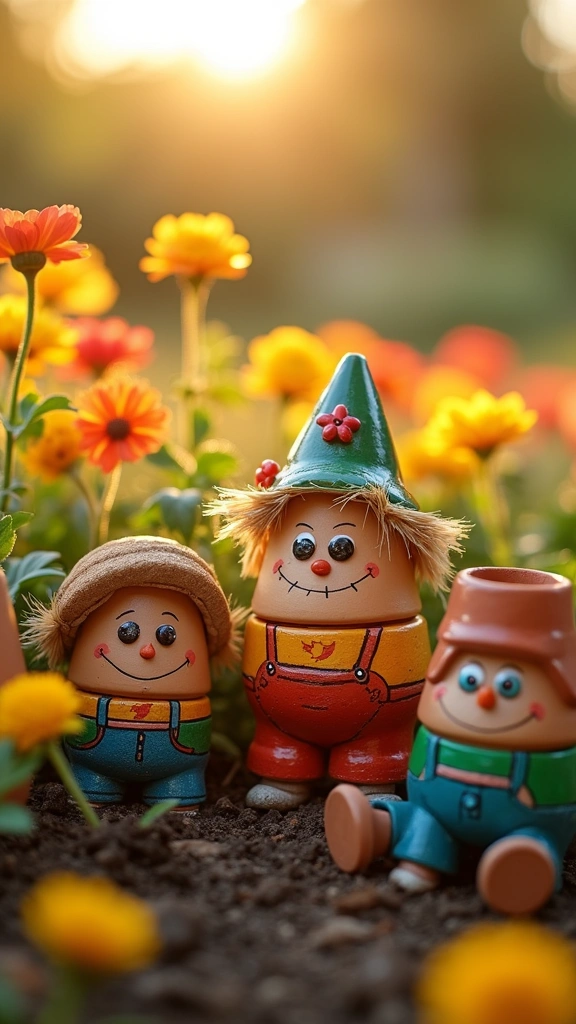 Mini Scarecrow Decorations