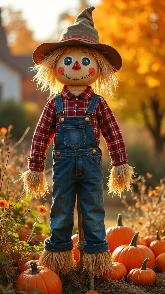 Recycled Scarecrow