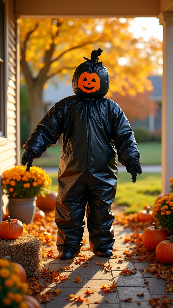 DIY Scarecrow Trash Bags
